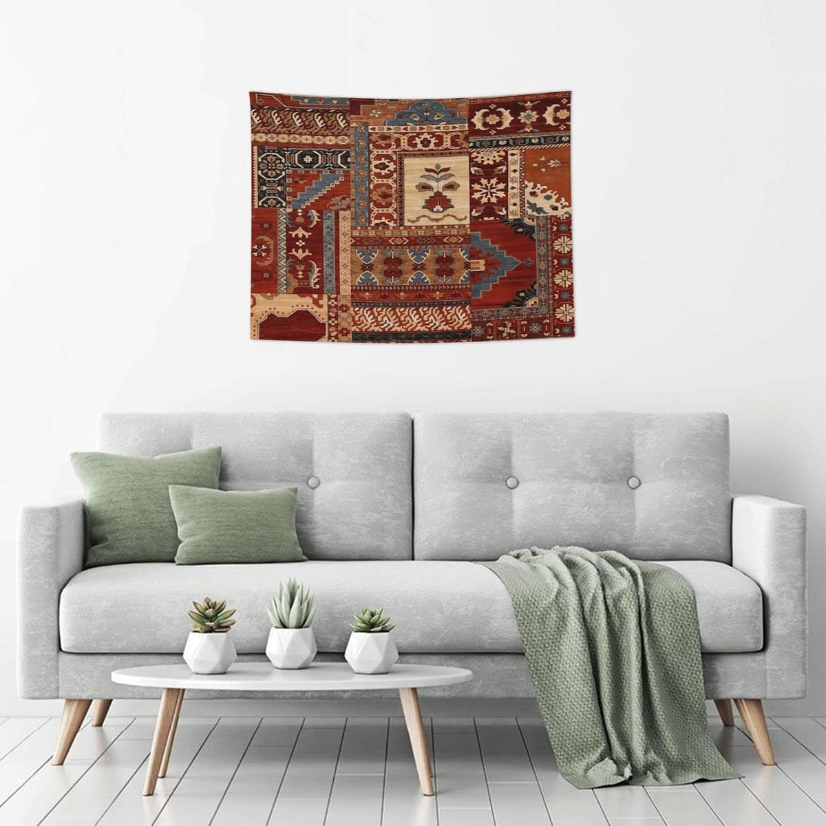 Vintage Art Fabric Wall Hanging Decor