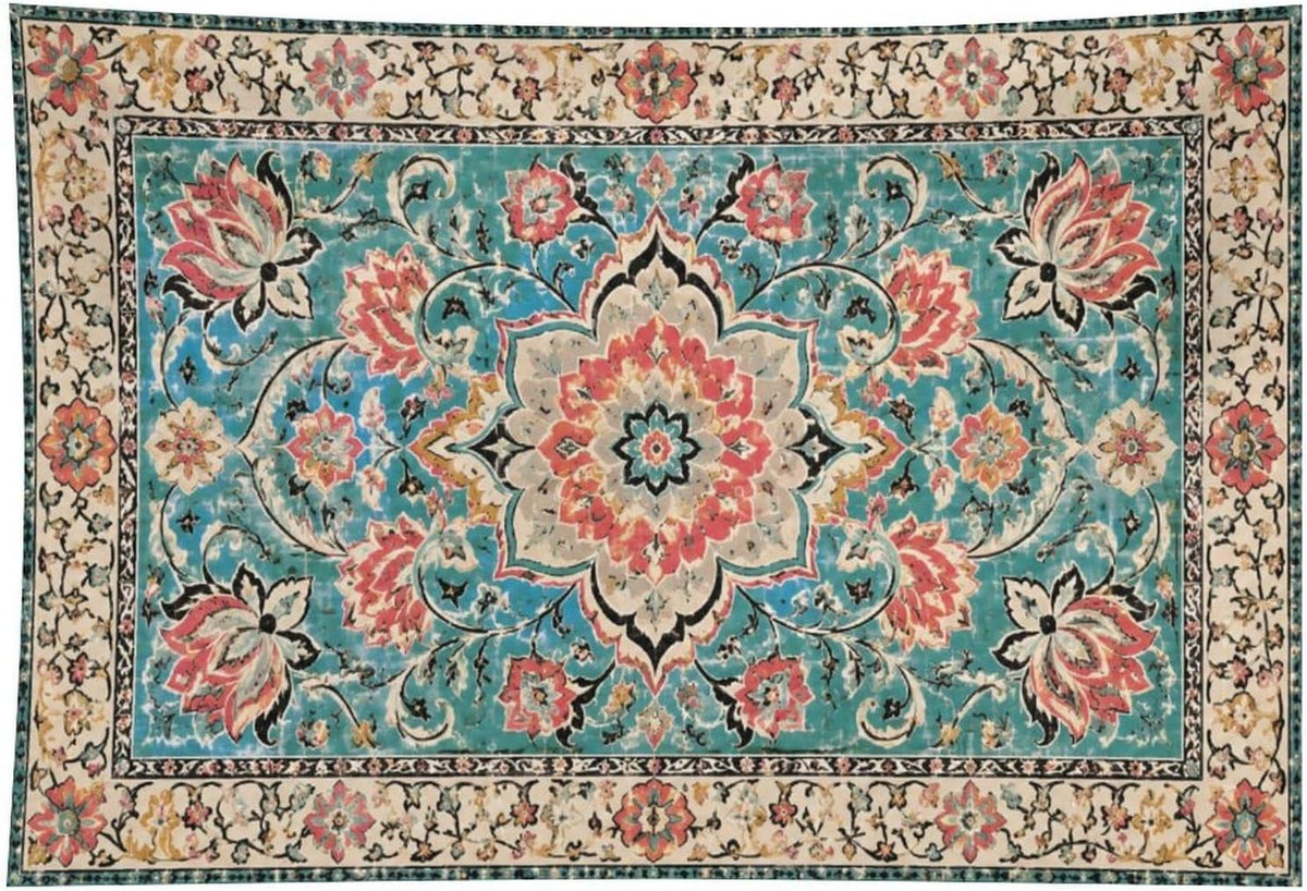 Vintage Floral Wall Hanging Tapestry Decor