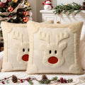 Soft Faux Fur Christmas Pillow Covers