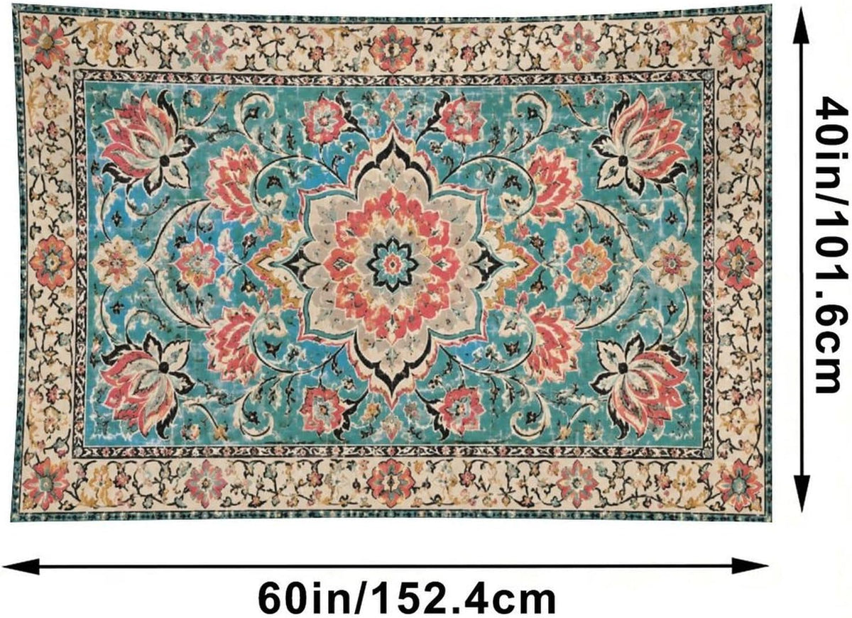 Vintage Floral Wall Hanging Tapestry Decor