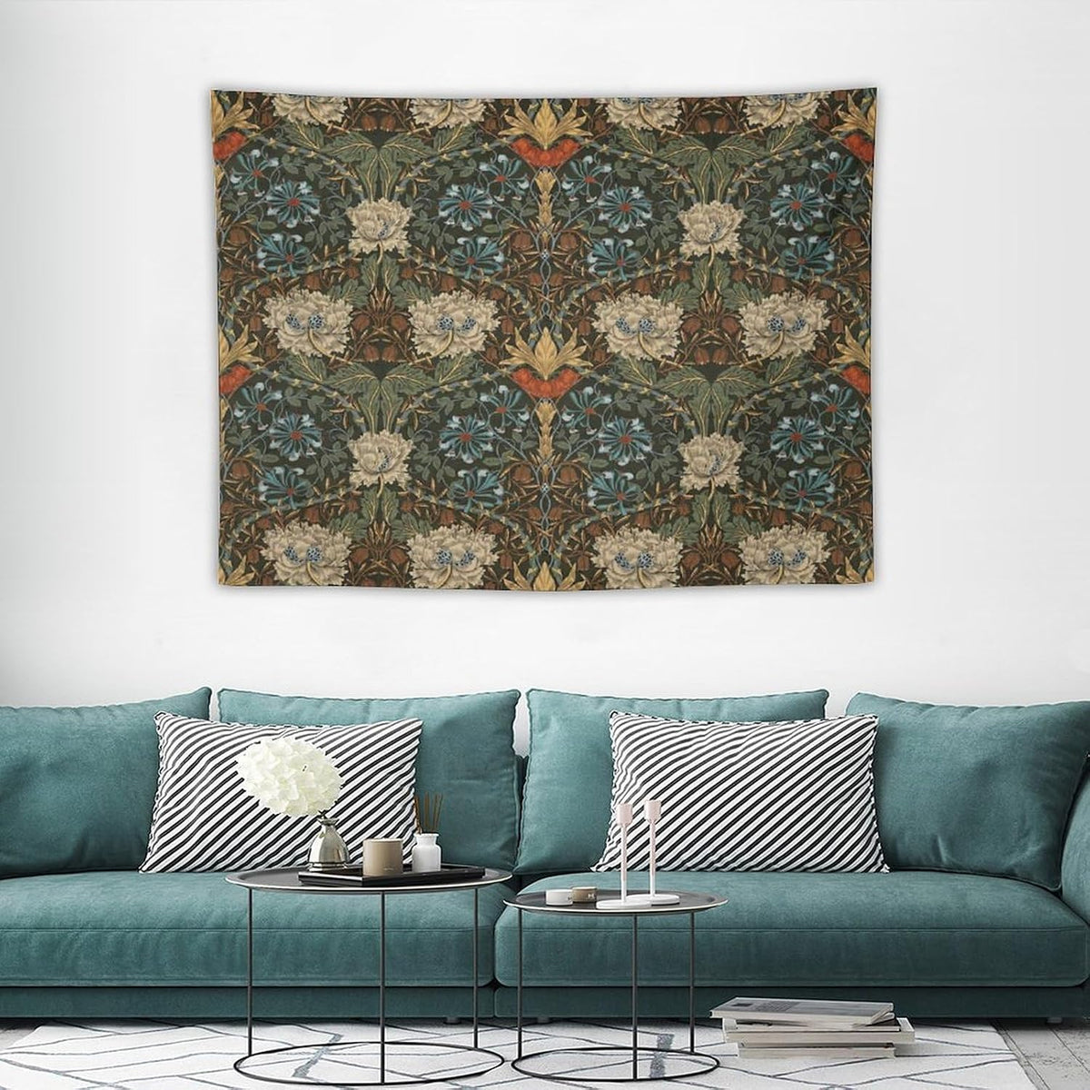 Boho Vintage Flower Wall Tapestry Decor