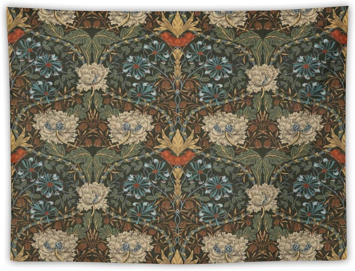 Boho Vintage Flower Wall Tapestry Decor
