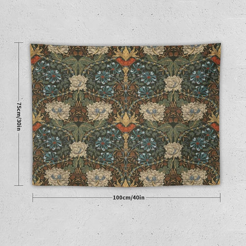 Boho Vintage Flower Wall Tapestry Decor