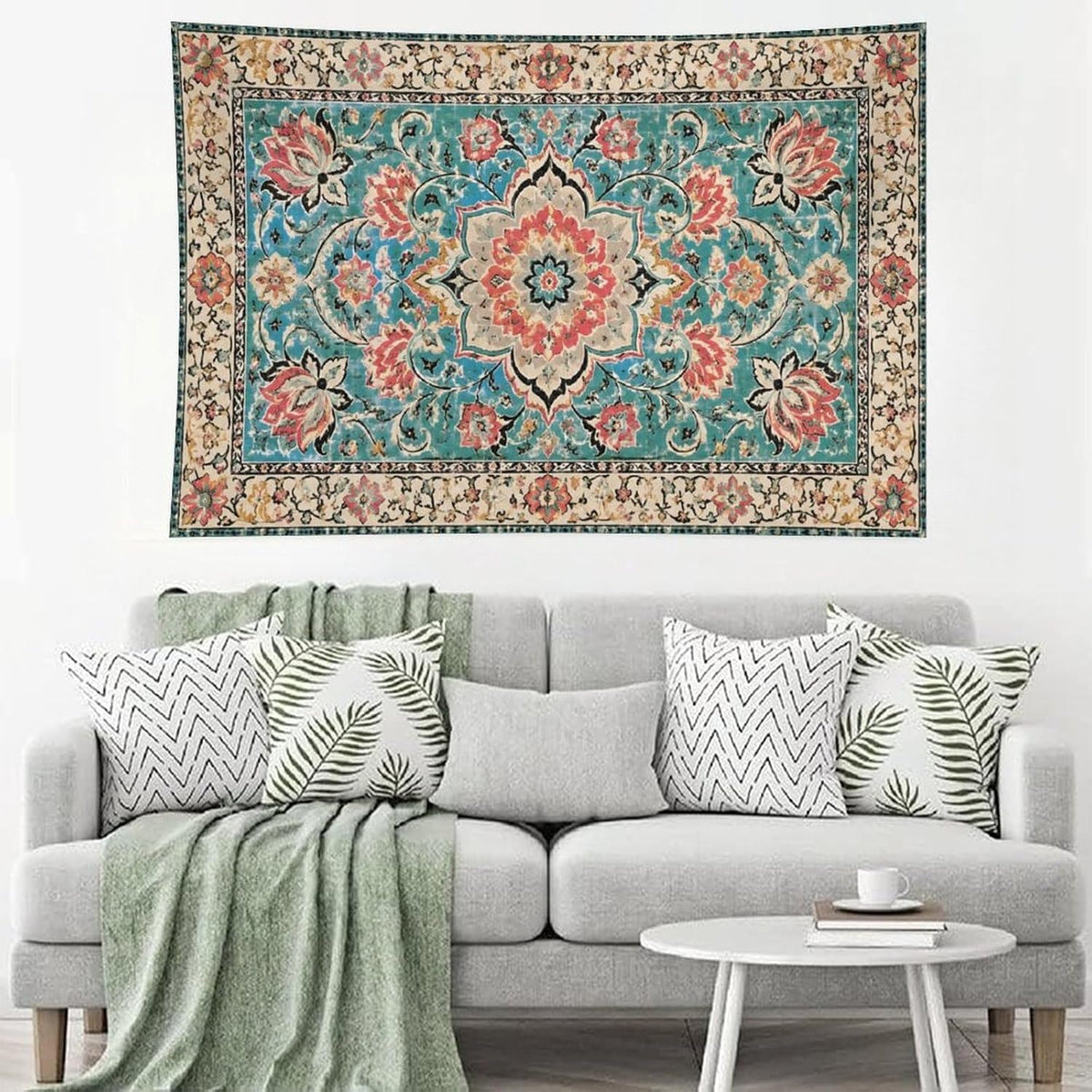 Vintage Floral Wall Hanging Tapestry Decor