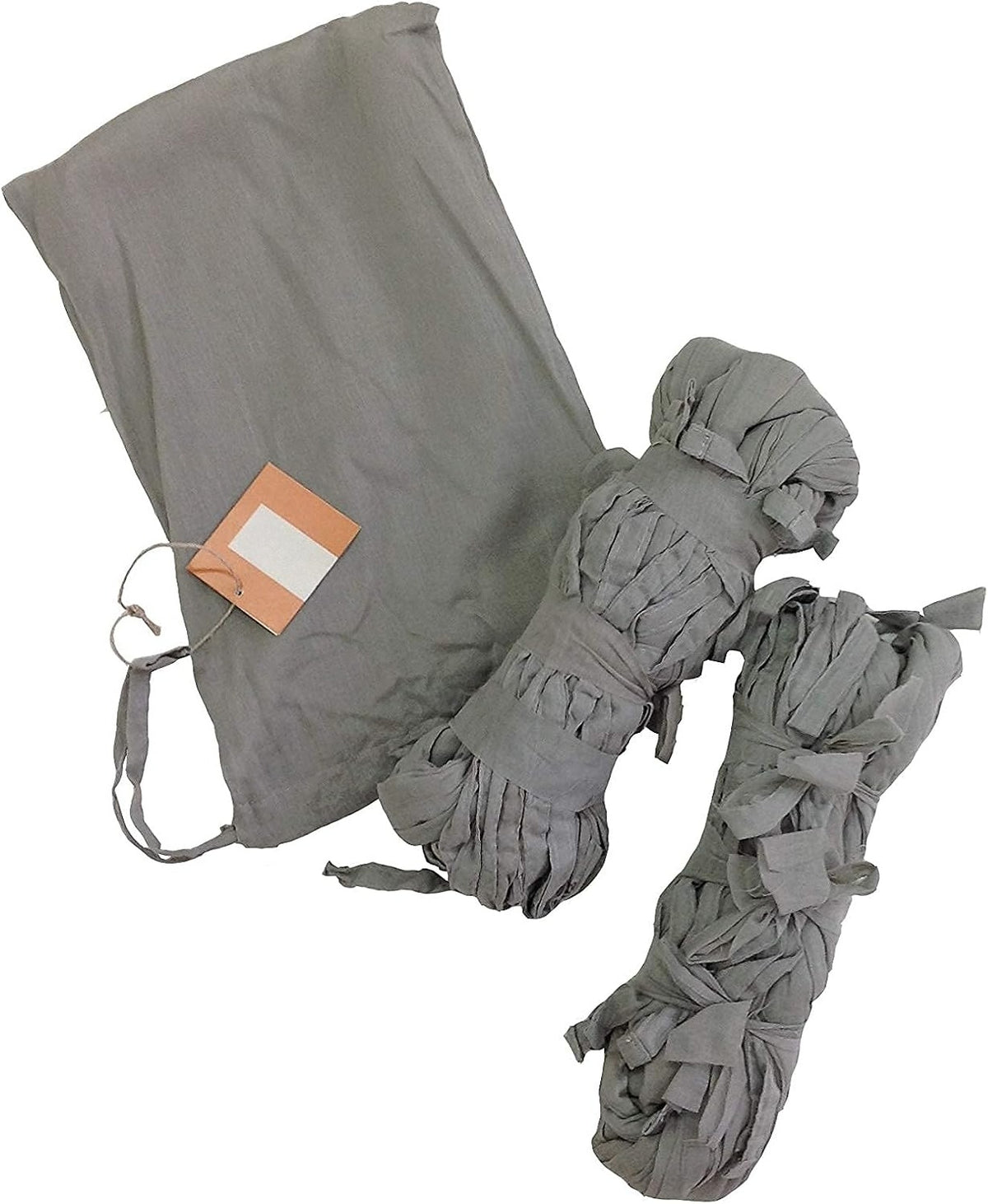 Grey Cotton Light Filtering Sheer Curtains